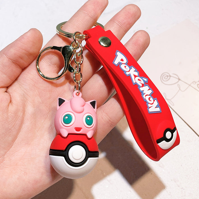 Wholesale Cartoon Silicone Doll Keychain JDC-KC-QiChao017