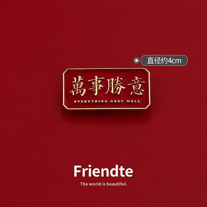 Wholesale Cute couple brooch badge, student bag, clothing accessory