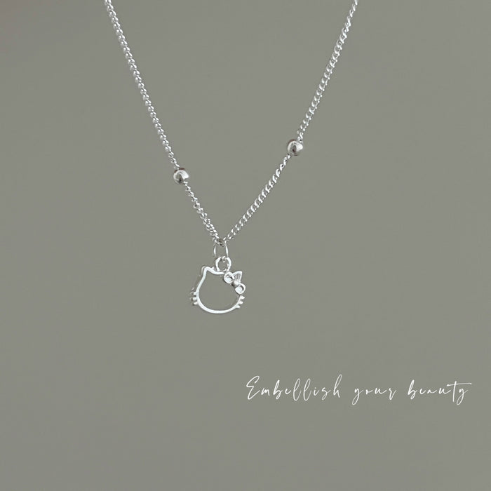 Wholesale Hollow necklace, niche design pendant, collarbone chain