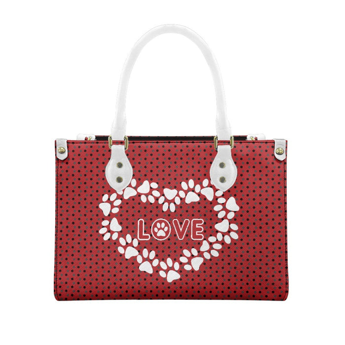 Wholesale Valentine's Day Gift Printed Hand Bag Black Bottom Crossbody Bag Love Handbag Shoulder Bag