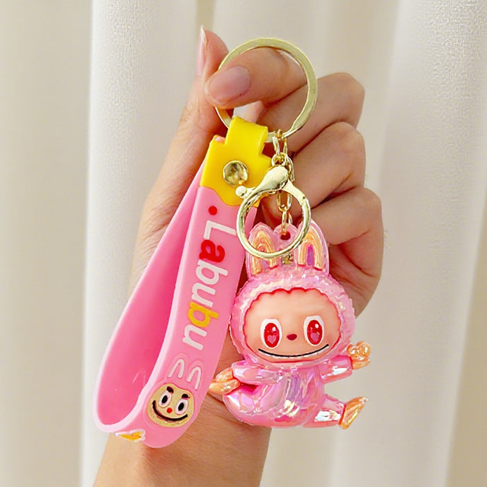 Wholesale Electroplated Keychain Cartoon Silicone Figurine