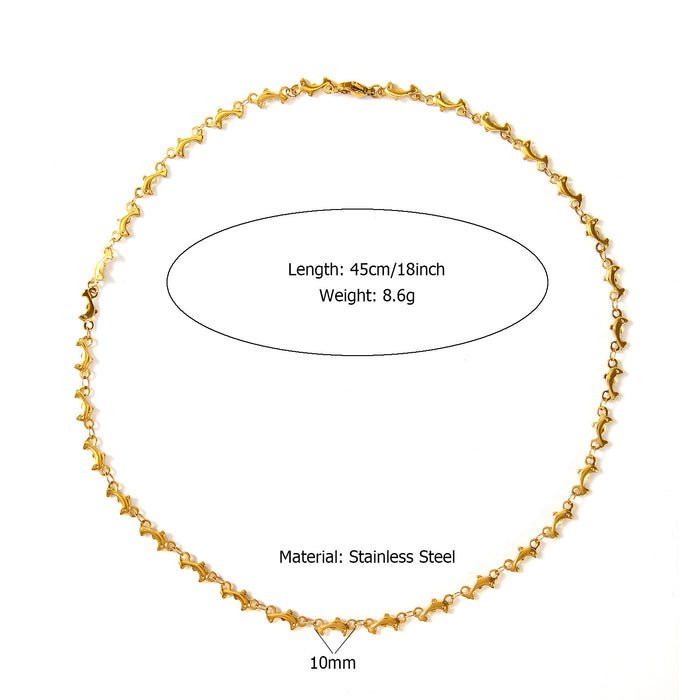 Wholesale Hot selling artistic retro style original design stainless steel drip oil necklace fashionable and versatile heart pendant accessory