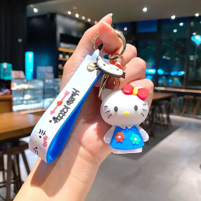 Wholesale Creative keychain cartoon car keychain book bag decoration
