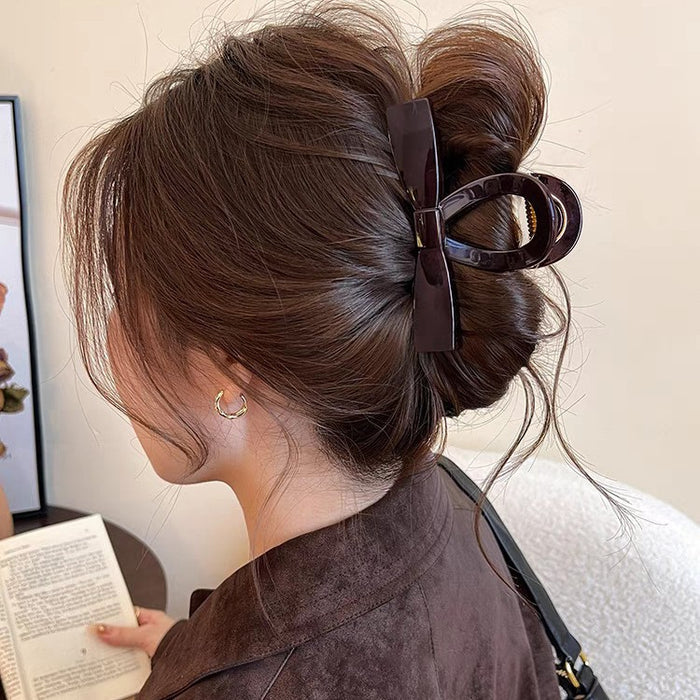 Wholesale Bow Clip Women's Hair Clip on the Back of the Head Shark Clip