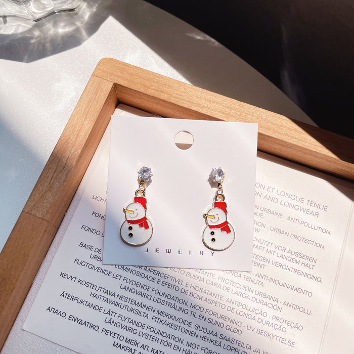 Wholesale Christmas Cute Cartoon Earrings