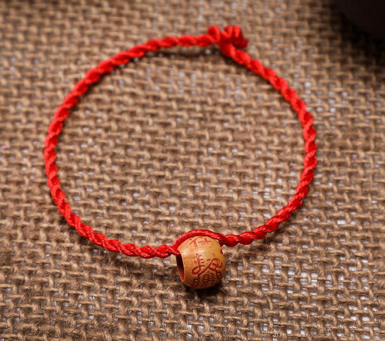 Wholesale Red rope bracelet, red rope woven bracelet