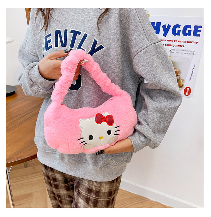 Wholesale Plush and cute cartoon handbags