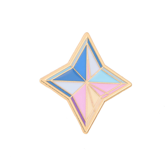 Wholesale Electroplated Metal Klee Anime Brooch Pin Fashion Accessory