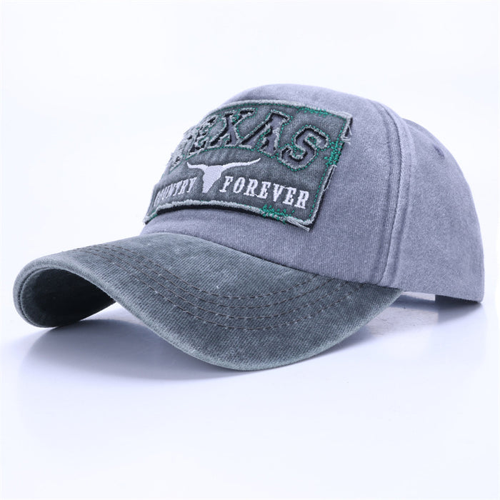 Wholesale Alphabet baseball cap, fashionable retro casual sun hat, autumn spring summer men's duckbill cap