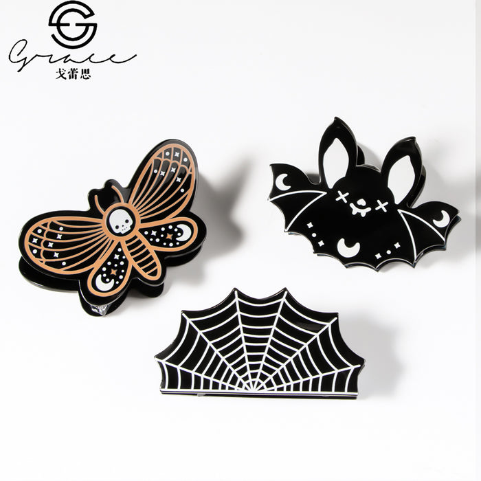 Wholesale   Web Bat Claw Hair Clip For Women Handmade Acrylic Fashion Hair Accessory Chic Gift