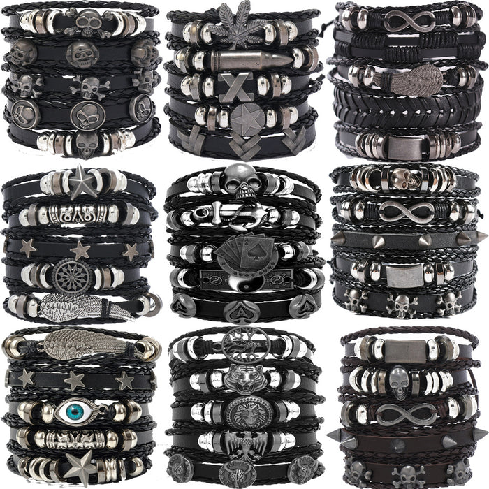 Wholesale Punk Style Alloy Men's Bracelet JDC-BT-XH022