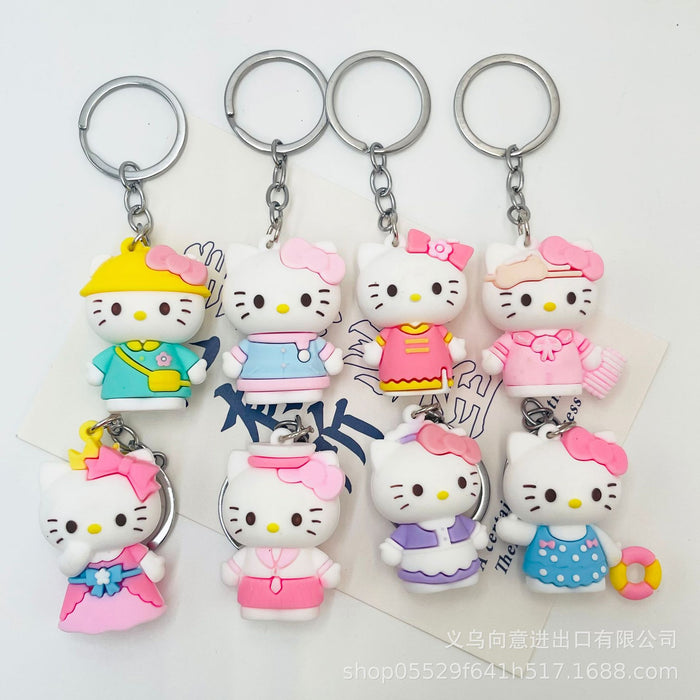 Wholesale PVC Cartoon Doll Keychain JDC-KC-XiangY057