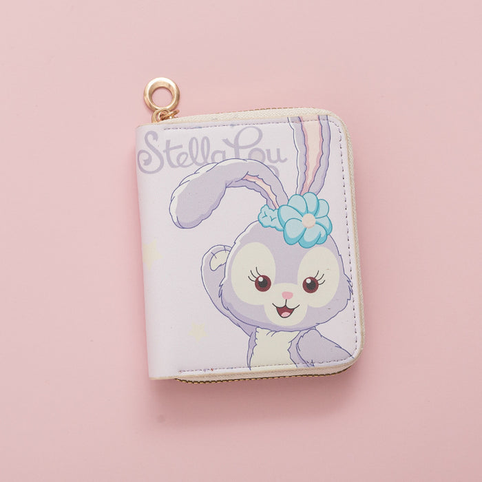 Wholesale New Fashion Wallet Short Zipper Printing Student Cartoon Mini Wallet Coin Purse Card Holder JDC-WT-QT007