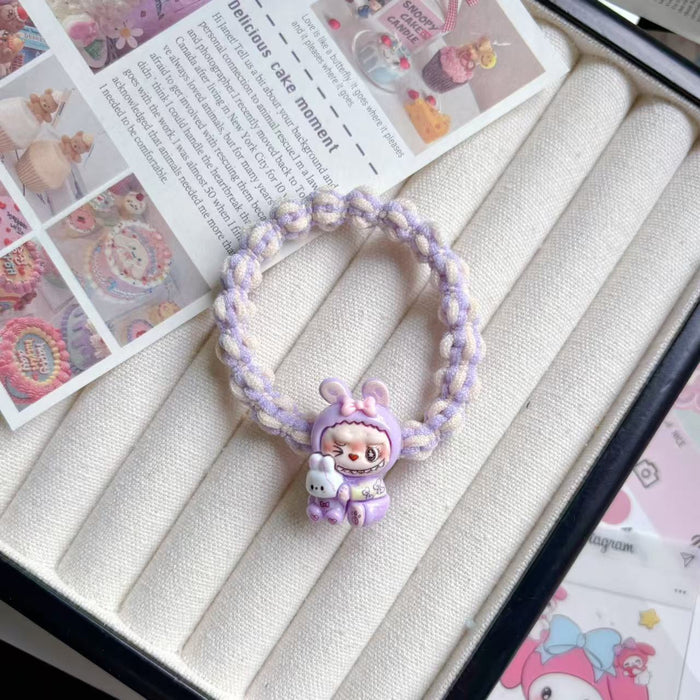 Wholesale Plush Hair Band Colorful Braided Hair Rope Student Gift Hair Accessories