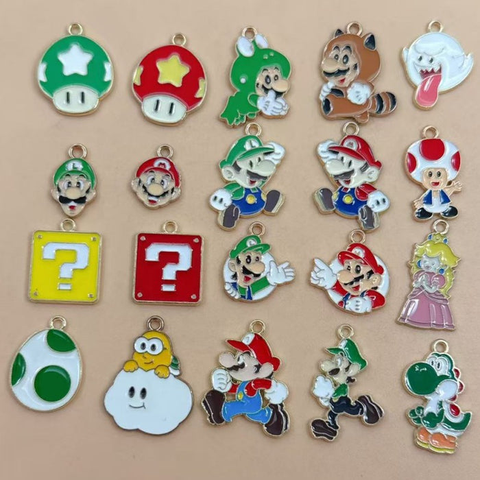 Wholesale 10pcs DIY Alloy Oil Drip Packaging Jewelry Bracelets,  Earrings,  Necklaces,  Hair Accessories,  and Pendants