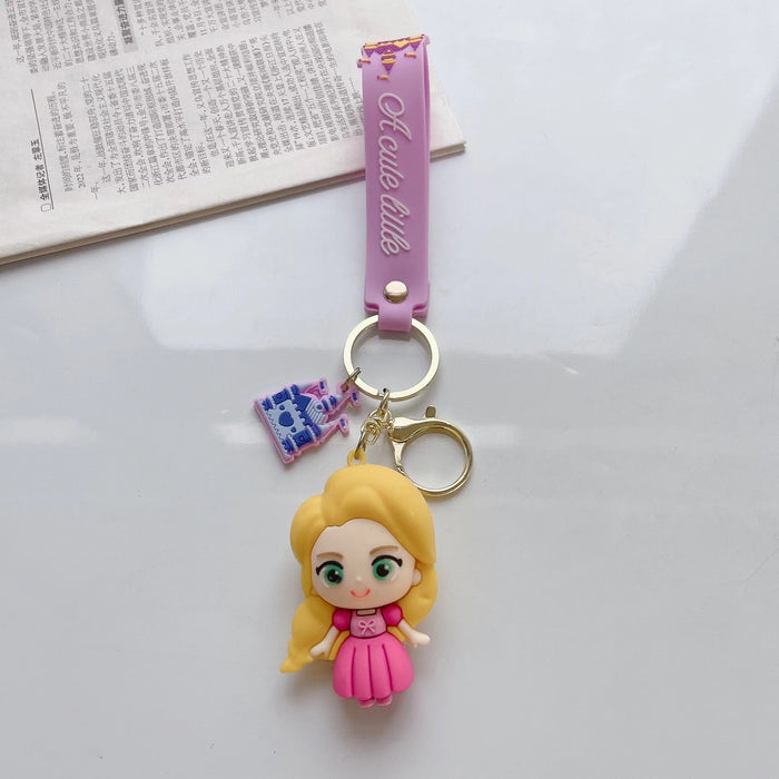 Wholesale Cute Cartoon Three-dimensional Silicone Keychain JDC-KC-JuShu031