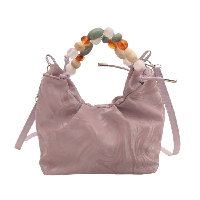 Wholesale New stylish and versatile crossbody bag, fashionable hand-held bucket bag