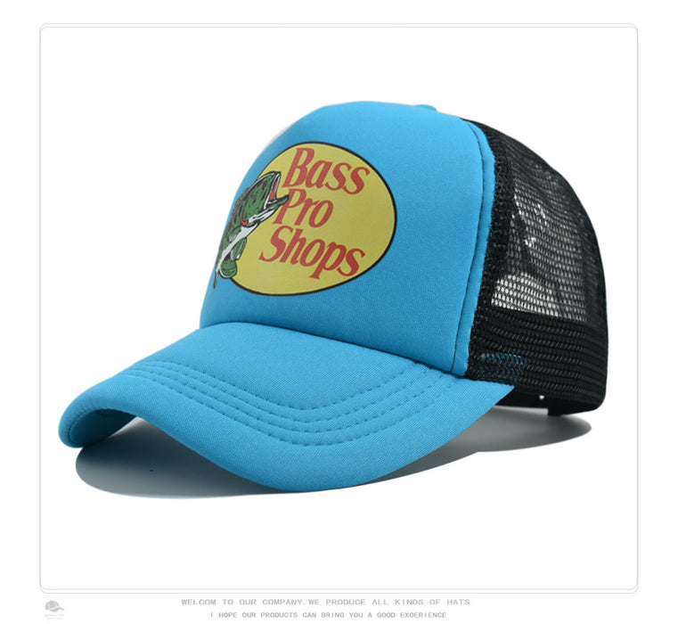 Wholesale Printed baseball cap summer net cap outdoor sunscreen sunshade driver cap