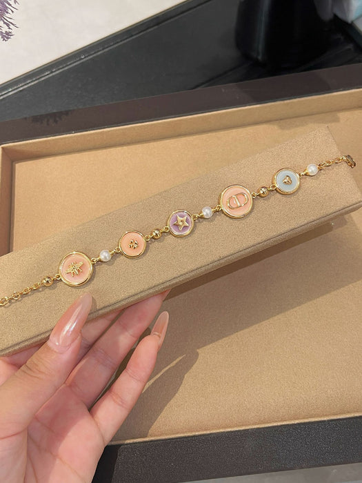 Wholesale Macaron Pentagram Bee Necklace Women's choker necklace Bracelet Earrings