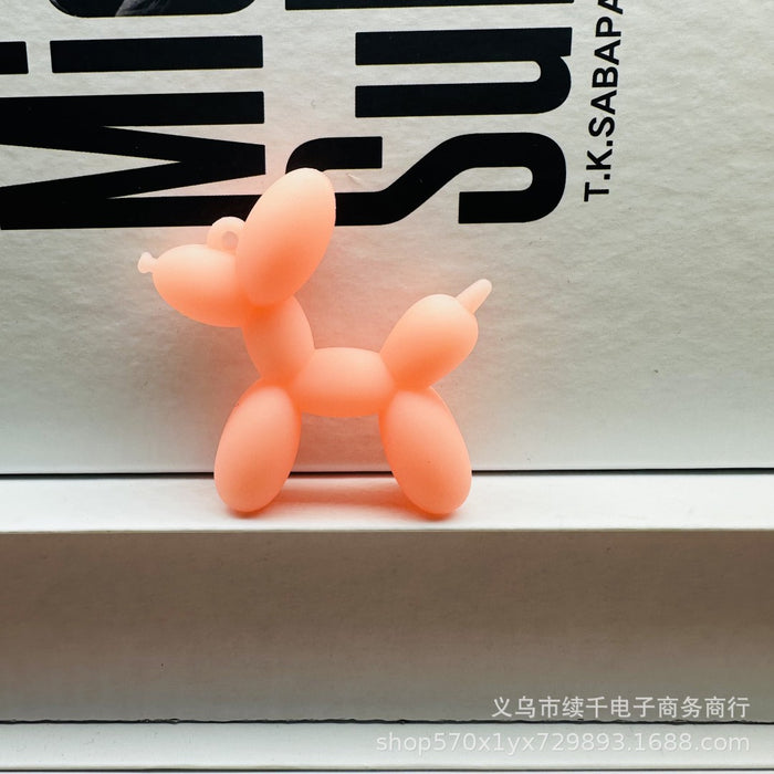 Wholesale Cartoon balloon dog keychain  bag pendant room decoration car ornaments doll accessories