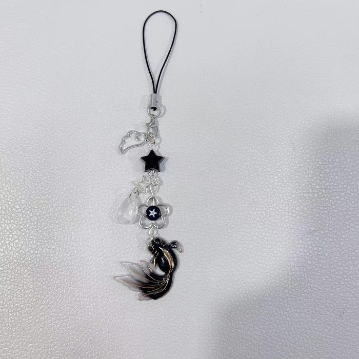 Wholesale Star Beaded Mobile Phone Chain Pendant Car Bag Pendant