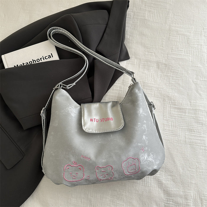 Wholesale New cute and stylish niche fashion, simple commuting texture, versatile single shoulder backpack