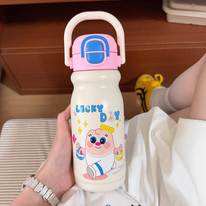 Wholesale Beautiful cartoon thermos cup