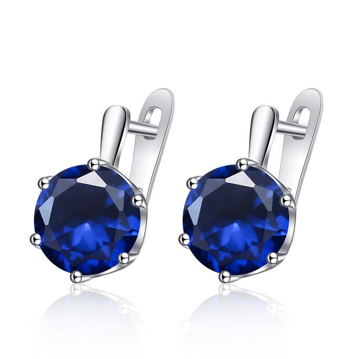 Wholesale Trendy Crown Earrings Copper Electroplated Jewelry Accessory for Resale