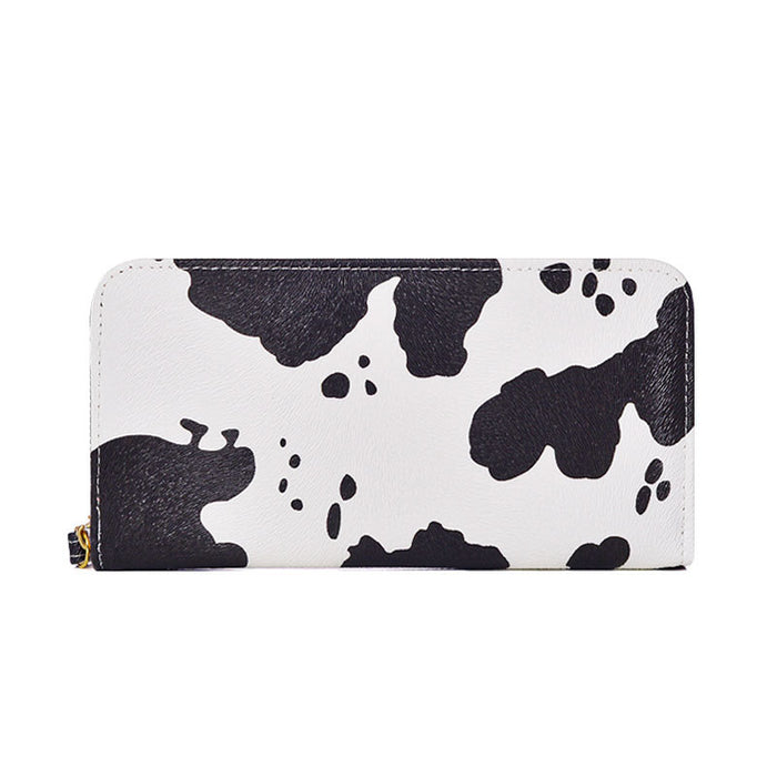 Wholesale Cow Print Card Holder with Large Capacity