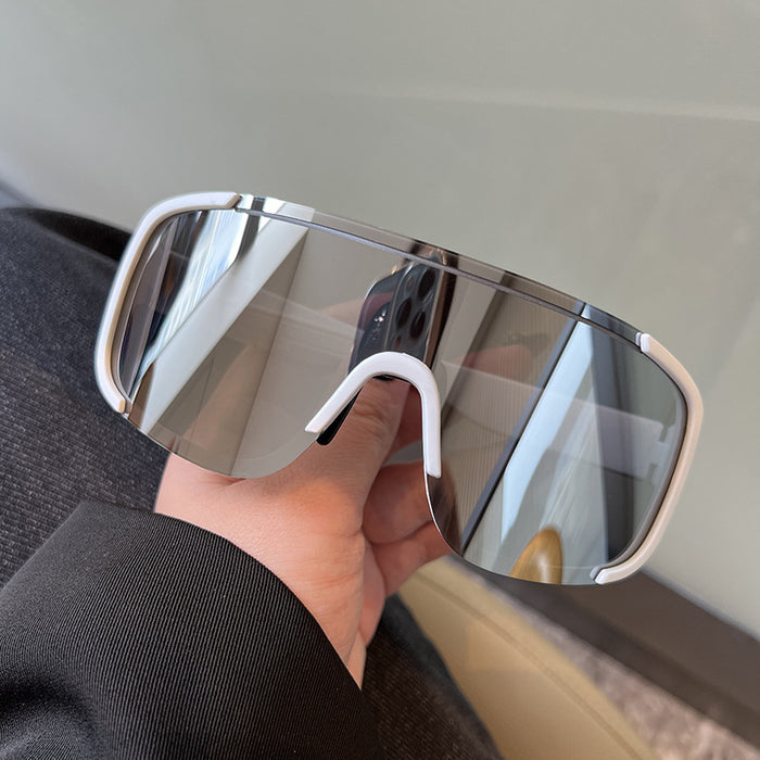 Wholesale Outdoor Night Cycling Glasses Sports Road Cycling Large Frame Windproof and Eye Protection Transparent Sunglasses