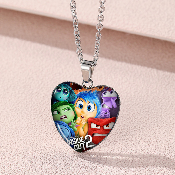 Wholesale Cartoon Alloy Children's Love Necklace JDC-NE-XiangL003