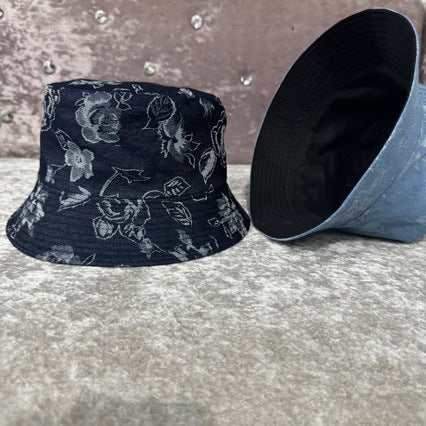 Wholesale Cowboy fisherman hat for women, sun protection basin hat, retro bucket hat, trendy