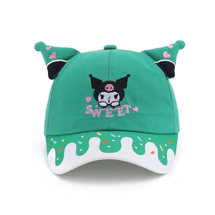Wholesale Children's Hat Sunscreen and Sunshade Baby Duck Tongue Hat Cute Cartoon Baseball Hat