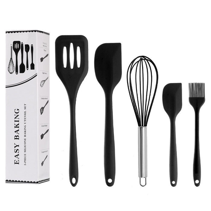 Wholesale Silicone High Temperature Resistant Five-piece Kitchenware Set JDC-KW-YaXin001