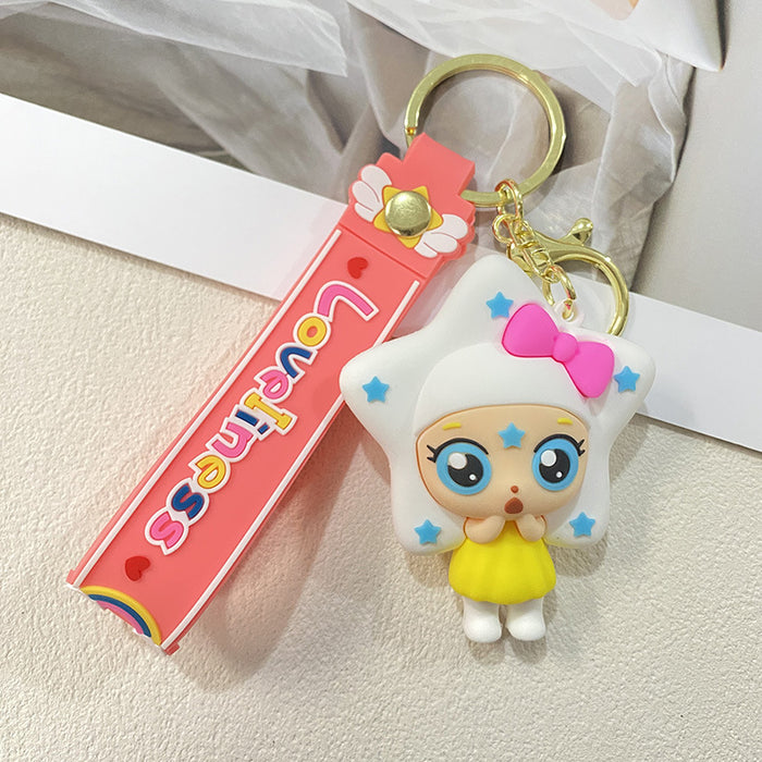 Wholesale Wonderful pendant wholesale couple backpack doll hanging accessories keychain doll accessories keychain
