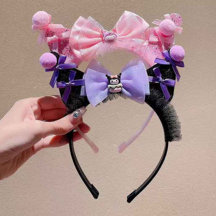 Wholesale Cartoon cute headband girl sweet bow headband little girl