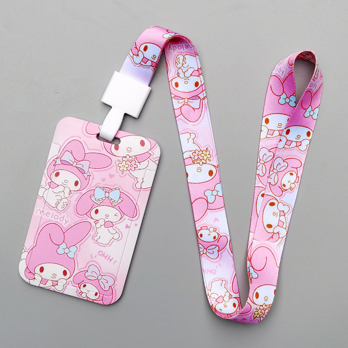 Wholesale Cartoon Style Plastic Card Holder With Neck Strap For Everyday Campus Use Stylish Gift