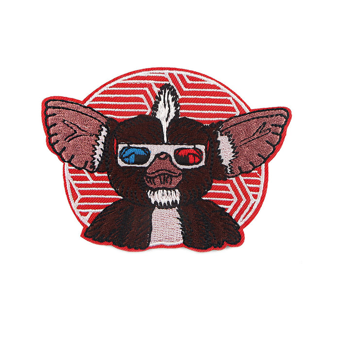 Wholesale Cartoon Embroidery Cloth Patches for Clothing and Bags Hot Melt Adhesive Backing Fabric