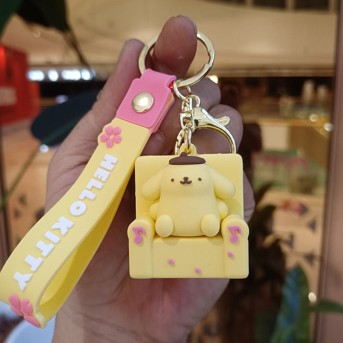 Wholesale PVC Cartoon Doll Keychain JDC-KC-KuangK006