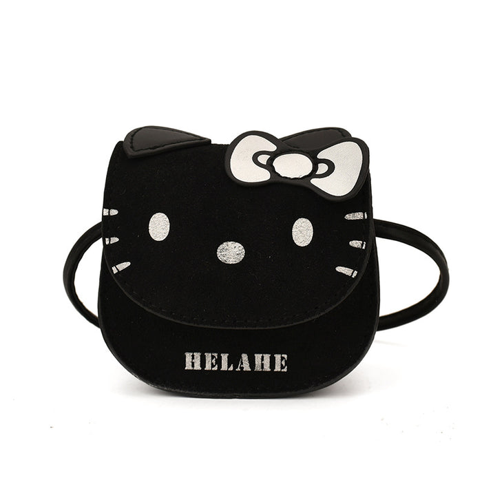 Wholesale Cartoon cute cat little girl coin purse mini parent-child crossbody bag wallet Shoulder Bags