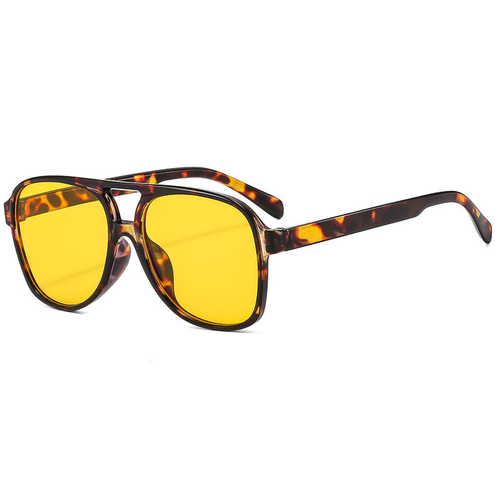 Wholesale Large Frame  Double Beam Sunglasses