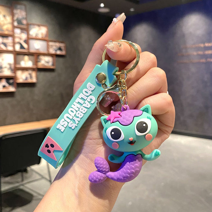 Wholesale House Crossing Animal PVC Stereo Large Doll Gift Car Keychain