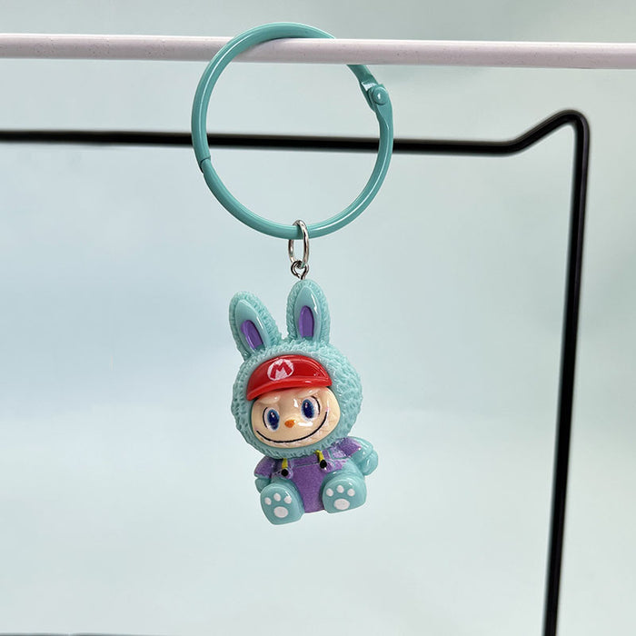 Wholesale Cute cartoon pendant doll small accessory keychain Mobile phone case decoration