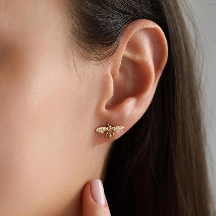 Wholesale Irregular geometric line earrings for women, fashionable, simple and high-end bee earrings