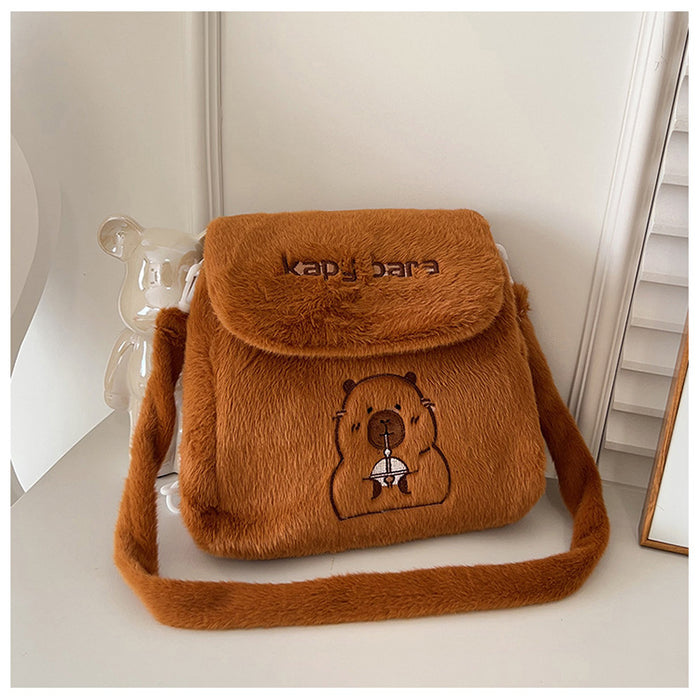 Wholesale Cute plush toy large capacity shouder bags for students