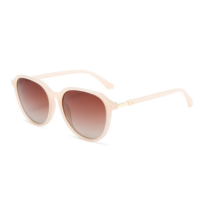 Wholesale New fashionable sunglasses, high-end glasses, oval frame polarized sunglasses