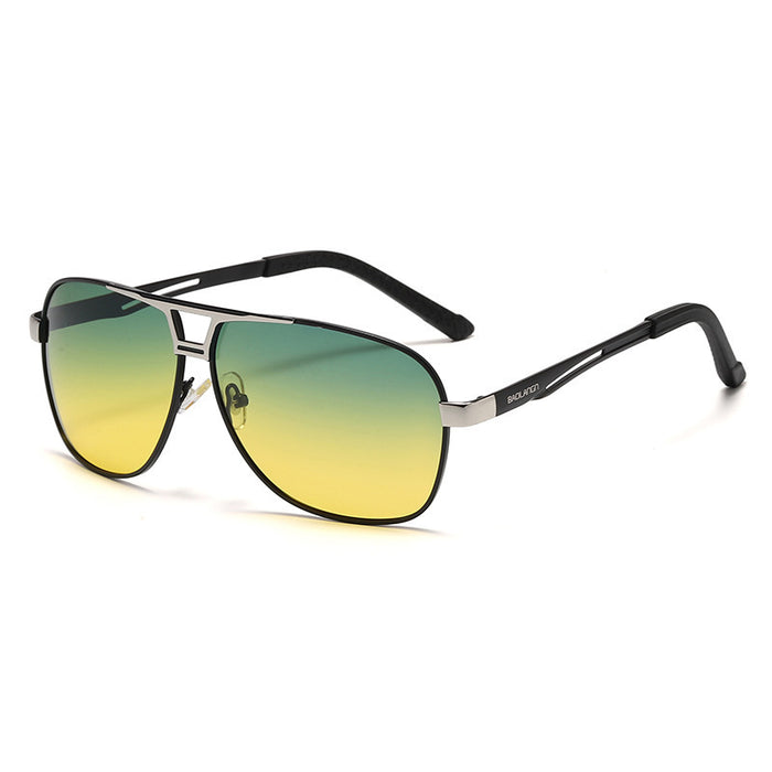 Wholesale Men's sunglasses, new polarized color changing sunglasses, sun shading and UV protection, driving and driving