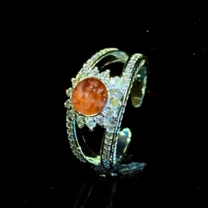 Wholesale Charm Full Diamond Thai Ring Open Ring