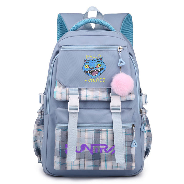 Wholesale  Kpop Printed School Bag Junior High School Large Capacity Backpack