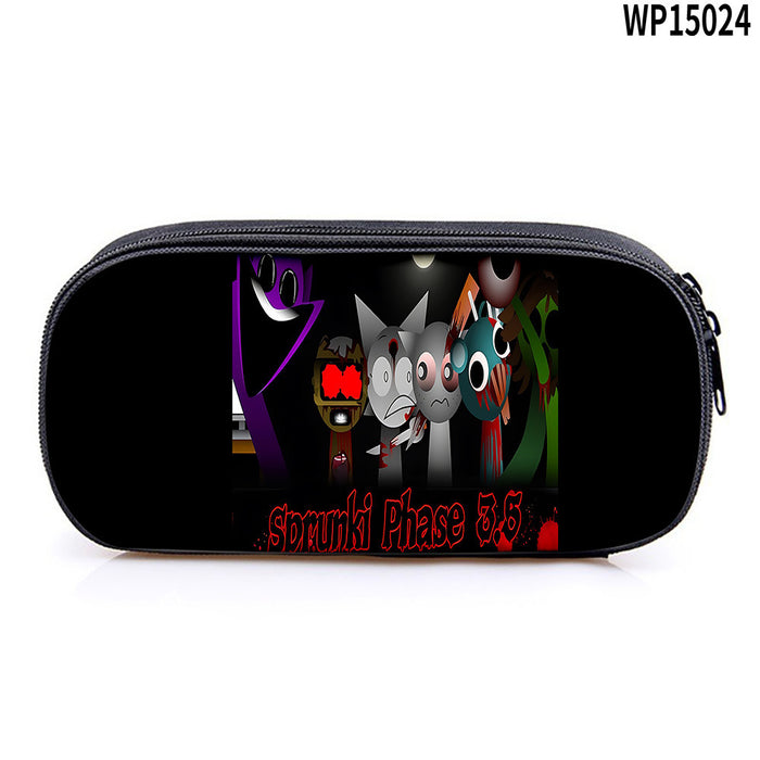 Wholesale Student Pencil Case Large Capacity Stationery Storage Bag Pencil Bag Oxford Material